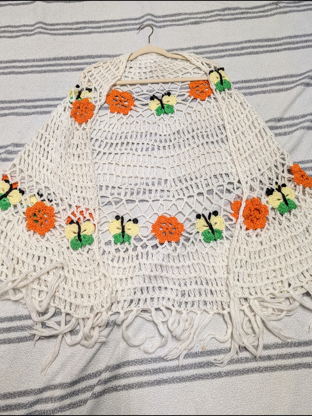 Vintage Crochet Shawl
